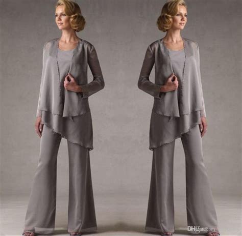 The Mother Of Bride Pant Suits Is Shown In Two Different Styles One