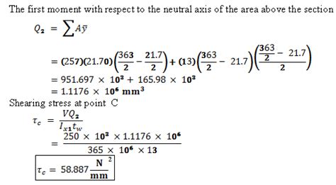 Solved Knowing That A W X Rolled Steel Beam Is Subjected To