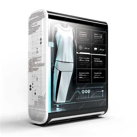 Premium Photo | Isolated of High Tech Smart Wardrobe Futuristic