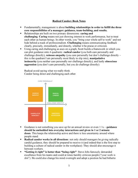 Radical Candor - Relationships are built on two primary dimensions