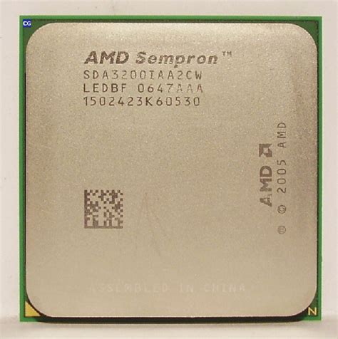 AMD K8 Sempron 64 3200 SDA3200IAA2CW SDA3200CWBOX SDA3200CWWOF