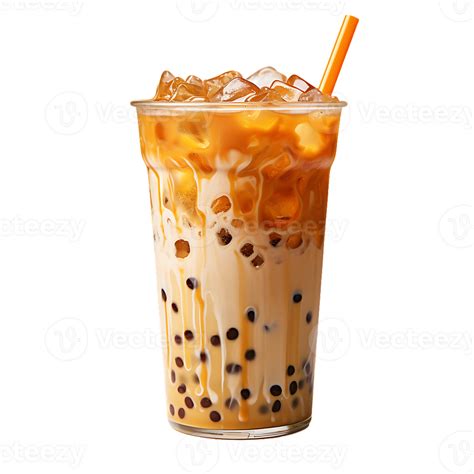 Brown Sugar Bubble Boba Drink Milk Tea Perfect For Drink Catalog 27145741 Png