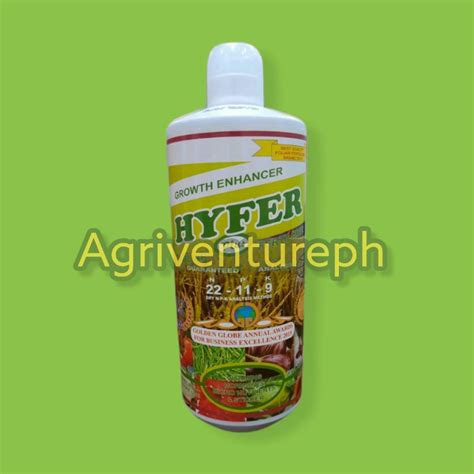 Foliar Fertilizer Hyfer Plus Growth Enhancer Bloom Booster 1liter