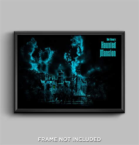 Haunted Mansion Ghost Disneyland Disney World Wall Art Decor - Etsy