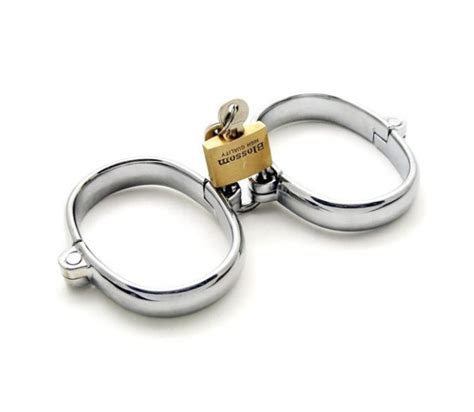 Stainless Steel Handcuffs Etsy