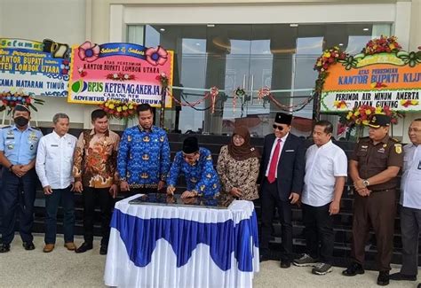 Kantor Bupati Lombok Utara Diresmikan Pos Bali