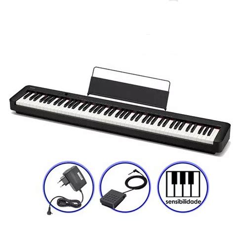 PIANO DIGITAL CASIO STAGE S160BK 88 TECLAS Musical RIFF Loja De