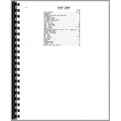 Massey Ferguson 50c Industrial Tractor Parts Manual