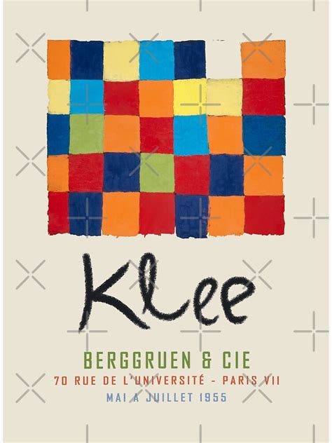 Paul Klee Qu Color Chart Vintage Sticker For Sale By