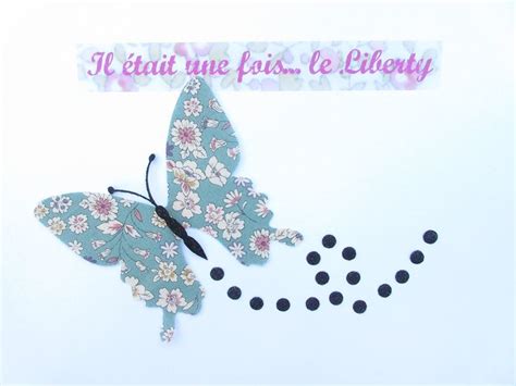 Appliqué thermocollant papillon liberty Phoebe rose flex pailleté patch