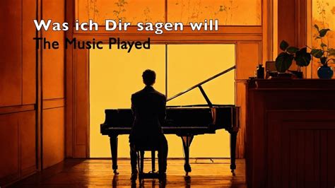 Was ich Dir sagen will The Music Played Udo Jürgens Keyboard