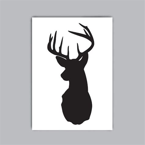 Free Deer Head Silhouette, Download Free Deer Head Silhouette png ...