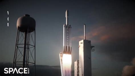 Spacex Falcon Heavy Launched A Pair Of Satellites Video Dailymotion