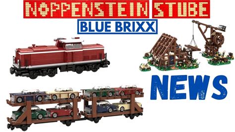 Blue Brixx Neuheiten und Ankündigungen 8 Wide Züge Mittelalter