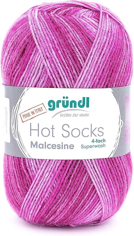 Gründl Hot Socks Malcesine Sockenwolle aus 75 Schurwolle superwash und 25 Polyamid Made in