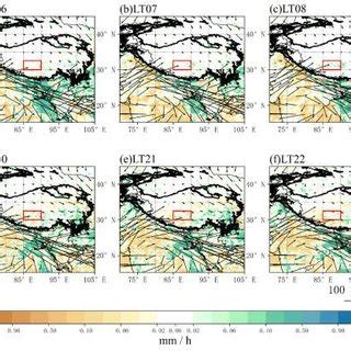 Spatial Distribution Of Precipitation Differences Contour Units Mmh