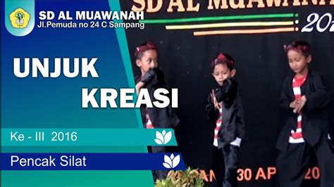 Pencak Silat Unjuk Kreasi Ke Iii Sd Al Muawanah Sampang