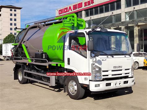 Hot Selling Isuzu Sewage Tanker With Jurop Vacuum Pump In China