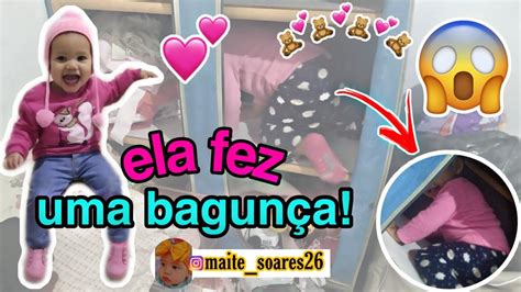 ORGANIZEI TODAS AS ROUPAS DA MAITÊ ELA ESTÁ BAGUNÇANDO TUDO mãe aos