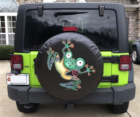 Flippin Frog Funny Spare Tire Cover All Sizes Available Etsy