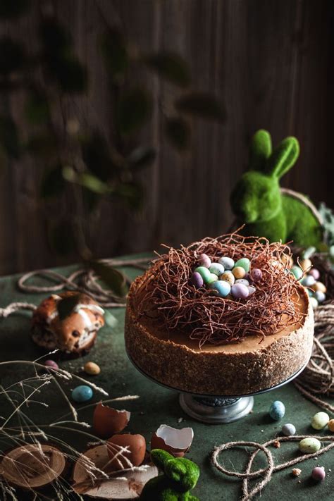 Easter Hot Cross Bun Cheesecake Easter Hot Cross Buns Easter Cheesecake Easter Dessert