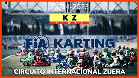 Fia Karting European Championship Kz Round Zuera Spain Youtube