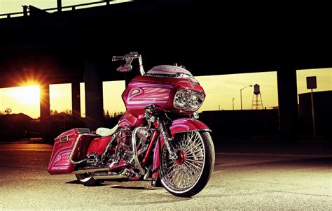 Wallpaper Harley-Davidson, Custom, Motorcycle, Bagger images for ...