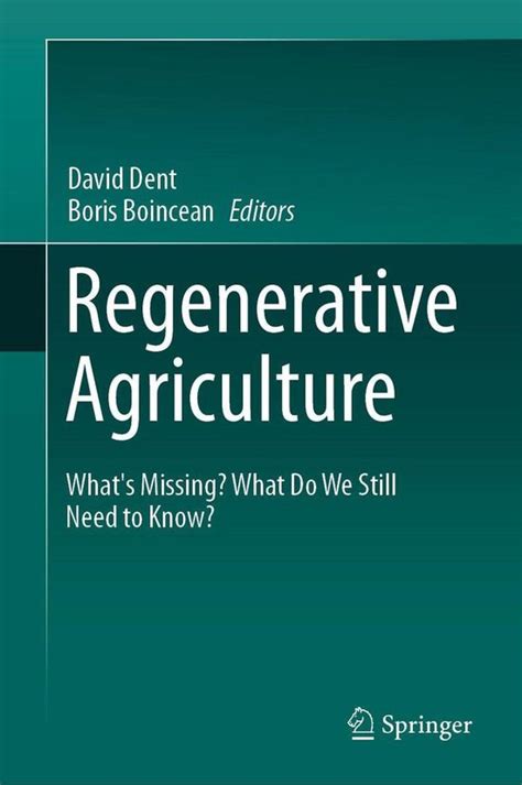 Regenerative Agriculture Ebook 9783030722241 Boeken