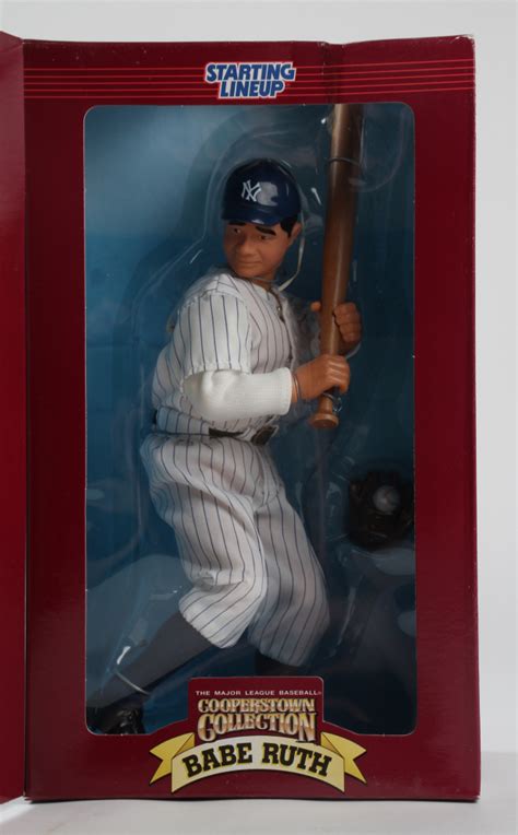 Babe Ruth Yankees Le Hasbro Starting Lineup Mlb Cooperstown Collection Action Figure See