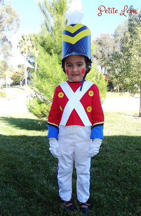 Christmas Toy Soldier Costume Nutcracker Vinyl Hat Feather Plume ...