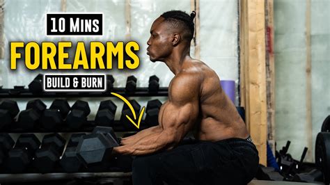 10 Minute Dumbbell Forearms Finisher Workout Build Muscle Burn Fat