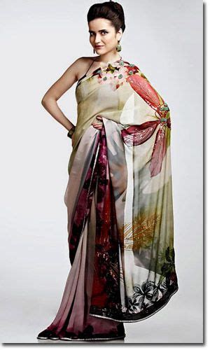 Satya Paul Sarees Are Characterized In Unique Prints Satya Paul