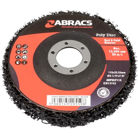 Abracs Poly Abrasive Disc X Mm Toolstation