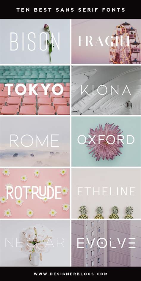 Ten Best Sans Serif Fonts - Designer Blogs | Best sans serif fonts ...