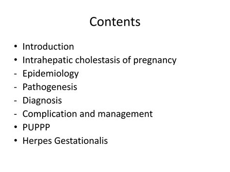 Pruritus of pregnancy | PPT