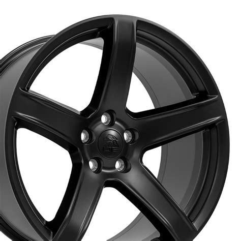 22" Fits Dodge Ram 1500 Style Satin Black Wheels Set of 4 22x9.5" Rims ...