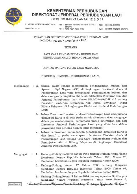 Pdf Peraturan Direktur Jenderal Perhubungan Laut Dokumen Tips