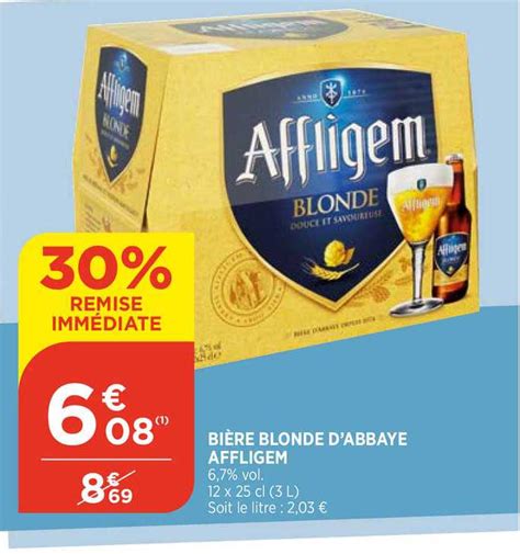 Promo Bière Blonde D abbaye Affligem chez Bi1 iCatalogue fr