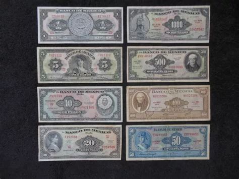 Colección De Billetes Antiguos Mexicanos Serie Abnc Ny Meses sin interés