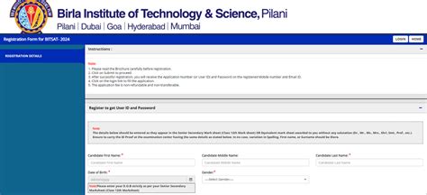 Bitsat Application Correction Started Edit Online Here