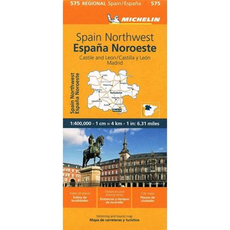 Michelin Regional Road Map Castilla Y Leon Madrid Spain Central