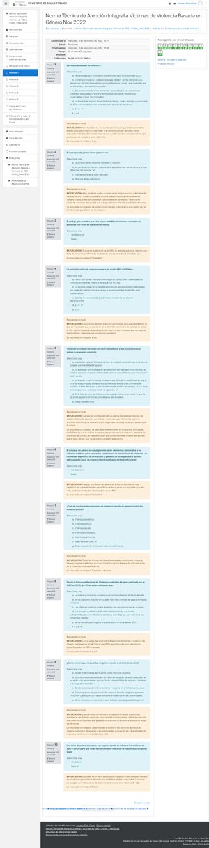 Cuestionario De Cierre De M Dulo Se Entrega A La Persona