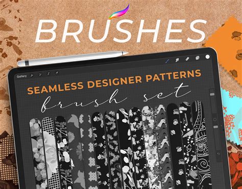 Free Pattern Brushes For Procreate Seamless Designs On Behance