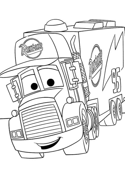 Disney Pixar Cars Coloring Pages At Free Printable