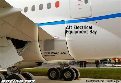 Boeing 787 Aft Electrical Equipment Bay And P100 Power Pan Flickr