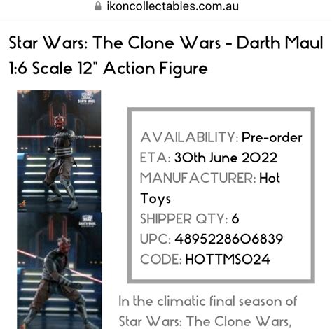 Hot Toys TMS The Clone Wars Ahsoka Tano Collectible Figure Page Collector