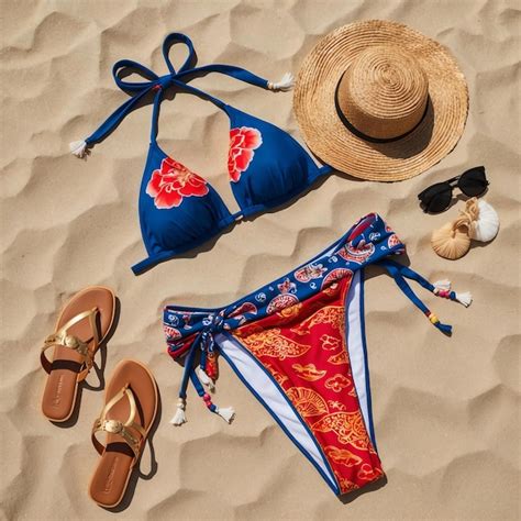 Stylish Asian Bikini Designs For Fashion Forward Looks Premium AI Generated Image