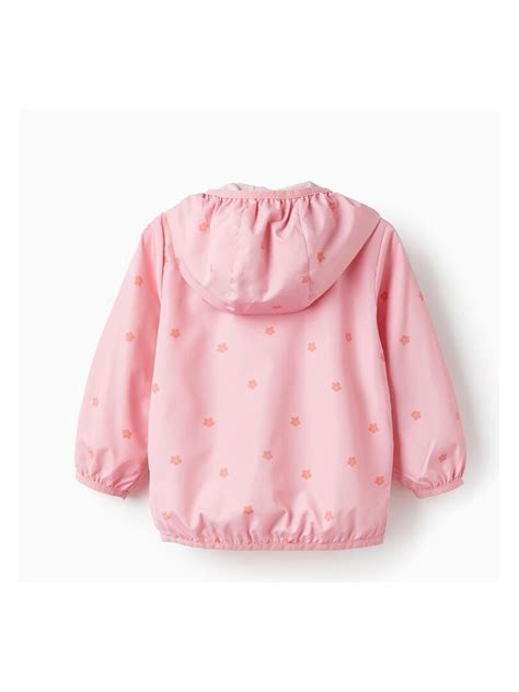 Manteau Coupe Vent Avec Capuche Pour B B Fille Floral The Wave Tribe