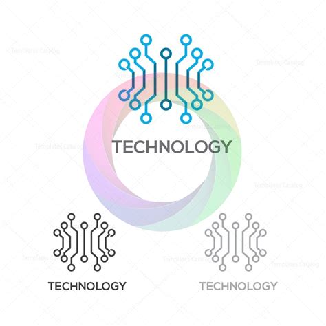 Technology Company Logo Template - Graphic Templates