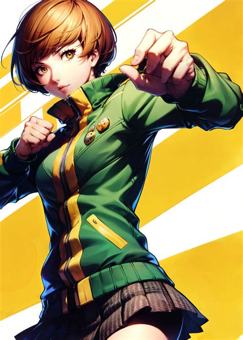 Chie Satonaka | AI Generated by UMunchkin on DeviantArt